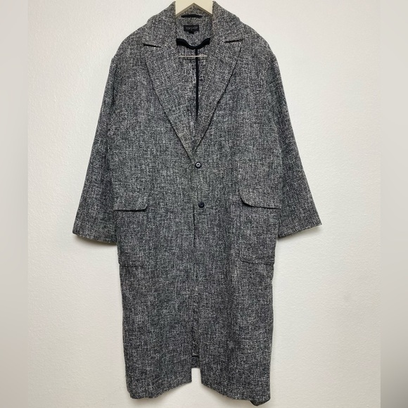 Topshop single-breasted coat - Picture 2 of 6